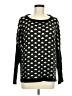 RD Style 100% Acrylic Hearts Black Pullover Sweater Size M - photo 1