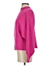 Shein 100% Acrylic Solid Pink Turtleneck Sweater Size S - photo 5