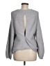 Calia Solid Gray Pullover Sweater Size M - photo 2