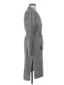 Assorted Brands Plaid Gray Trenchcoat Size S - photo 4