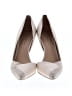 Aerin Metallic Silver Ivory Heels Size 9 - photo 2