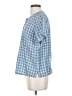 Orvis Checkered-gingham Blue Short Sleeve Henley Size S (estimated) - photo 5