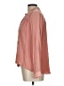 Blu Pepper 100% Rayon Pink Long Sleeve Blouse Size L - photo 5