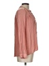 Blu Pepper 100% Rayon Pink Long Sleeve Blouse Size L - photo 4