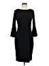 Calvin Klein Solid Black Cocktail Dress Size 6 - photo 1