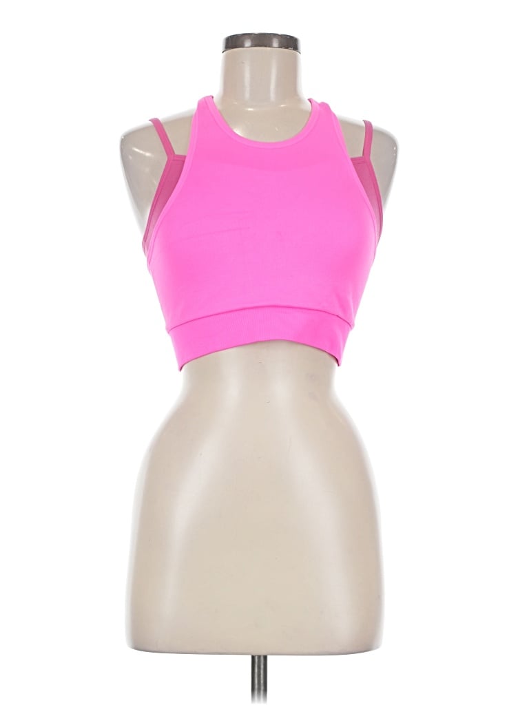Pre-owned Joylab Tank Top Pink Halter Neckline Tops