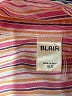 Blair 100% Cotton Stripes Pink Long Sleeve Button-Down Shirt Size XL - photo 7