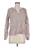 Sanctuary 100% Lyocell Pink Brown Long Sleeve Blouse Size M - photo 1