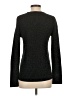 Eileen Fisher Metallic Black Wool Pullover Sweater Size S - photo 2