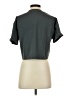 Shein 100% Polyester Gray Short Sleeve Top Size 2 - photo 2