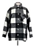 Monrow Checkered-gingham Gray Coat Size XS - photo 1