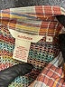 Sundance 100% Cotton Plaid Orange Ivory Long Sleeve Button-Down Shirt Size 6 - photo 7