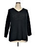 Margaret O'Leary Black Blue Pullover Sweater Size XL (estimated) - photo 1