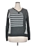 Desigual Stripes Gray Pullover Sweater Size XXL - photo 1