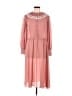 MS Chaus 100% Polyester Pink Casual Dress Size 12 - photo 1