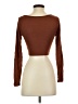Unbranded Brown Long Sleeve Top Size S - photo 2