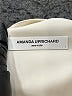 Amanda Uprichard 100% Polyester Solid Ivory Romper Size L - photo 3