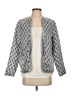 ASOS 100% Polyester Print Blue Blazer Size 2 - photo 1