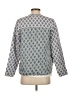 ASOS 100% Polyester Print Blue Blazer Size 2 - photo 2