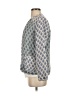 ASOS 100% Polyester Print Blue Blazer Size 2 - photo 5