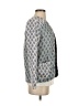 ASOS 100% Polyester Print Blue Blazer Size 2 - photo 4