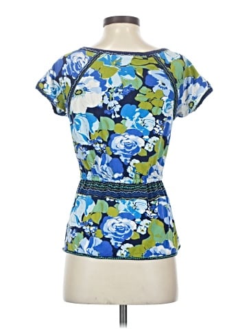 Little Yellow Button Short Sleeve Top (view 2)