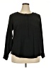 Elizabeth & Clarke 100% Polyester Black Long Sleeve Blouse Size 18W - photo 1