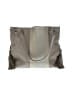 ALLSAINTS Stripes Gray Tan Leather Shoulder Bag One size - photo 1