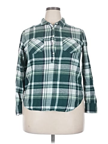Merona Long Sleeve Button-Down Shirt (view 1)