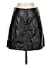 Wild Blue 100% Polyester Black Faux Leather Skirt Size S - photo 1
