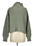 Poof! 100% Polyester Solid Green Turtleneck Sweater Size M - photo 2