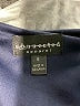 Connected Apparel Solid Blue Casual Dress Size 6 - photo 7