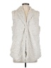 Dylan 100% Polyester Ivory Faux Fur Vest Size M - photo 1