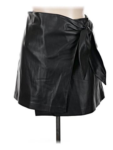 MNG Faux Leather Skirt (view 1)