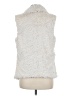 Dylan 100% Polyester Ivory Faux Fur Vest Size M - photo 2