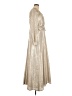 Talbot Runhof 100% Polyester Metallic Silver Cocktail Dress Size M (estimated) - photo 4