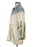 She + Sky Tie-dye Green Long Sleeve Blouse Size S - photo 5