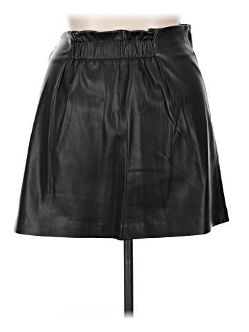 MNG Faux Leather Skirt (view 2)