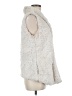 Dylan 100% Polyester Ivory Faux Fur Vest Size M - photo 4