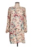 Brigitte Bailey 100% Polyester Print Tan Casual Dress Size L - photo 1