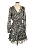 MICHAEL Michael Kors 100% Polyester Animal Print Gray Cocktail Dress Size XS - photo 1