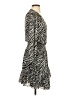 MICHAEL Michael Kors 100% Polyester Animal Print Gray Cocktail Dress Size XS - photo 4