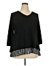 NY Collection Black Pullover Sweater Size 2X - photo 1