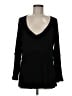 Pol Black Long Sleeve Top Size M - photo 1