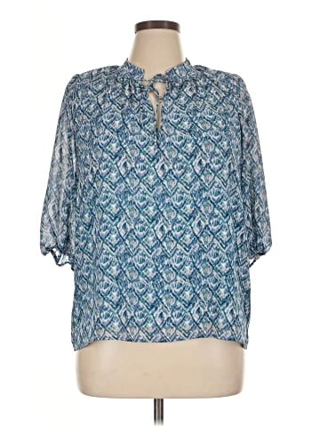 Veronica M. 3/4 Sleeve Blouse (view 1)