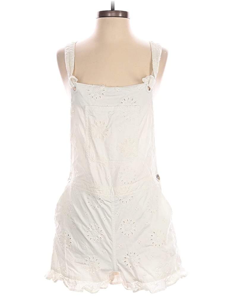 Pre-owned Tularosa Overall Shorts In White