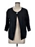 Assorted Brands 100% Linen Black 3/4 Sleeve Blouse Size M (estimated) - photo 1