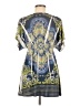 Body Central Paisley Blue Casual Dress Size M - photo 2
