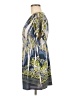Body Central Paisley Blue Casual Dress Size M - photo 5