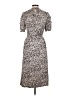 Boden Animal Print Brown Casual Dress Size 6 (petite) - photo 2